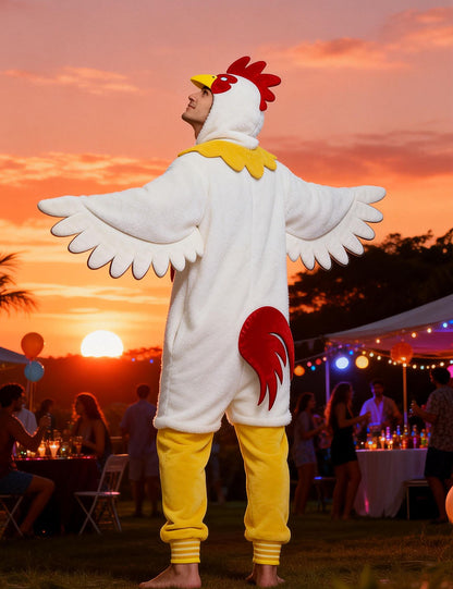 White Chicken Onesie - ANACOSPLAYONE