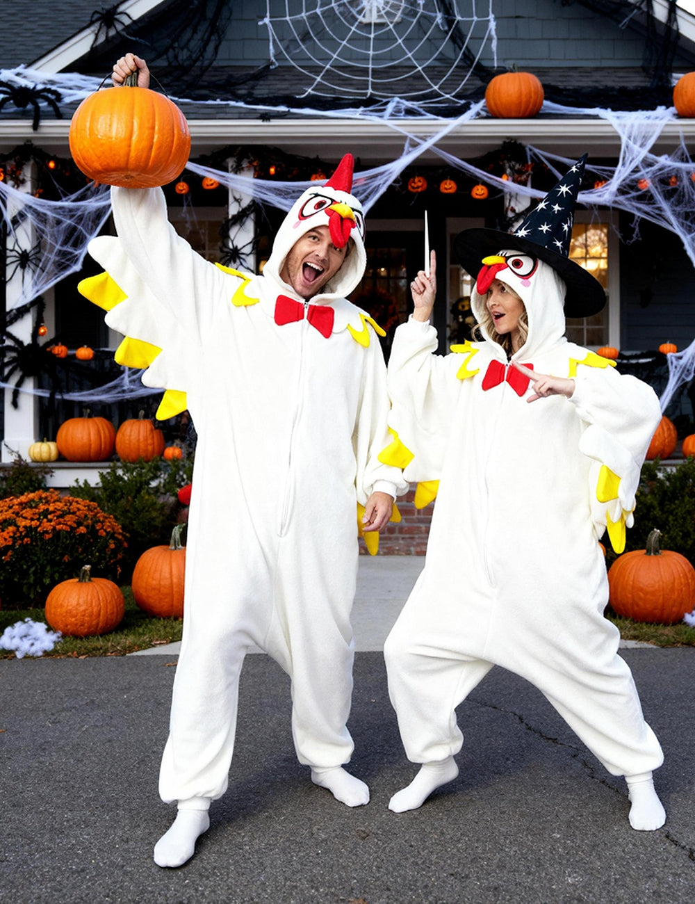 White Chicken Onesie - ANACOSPLAYONE