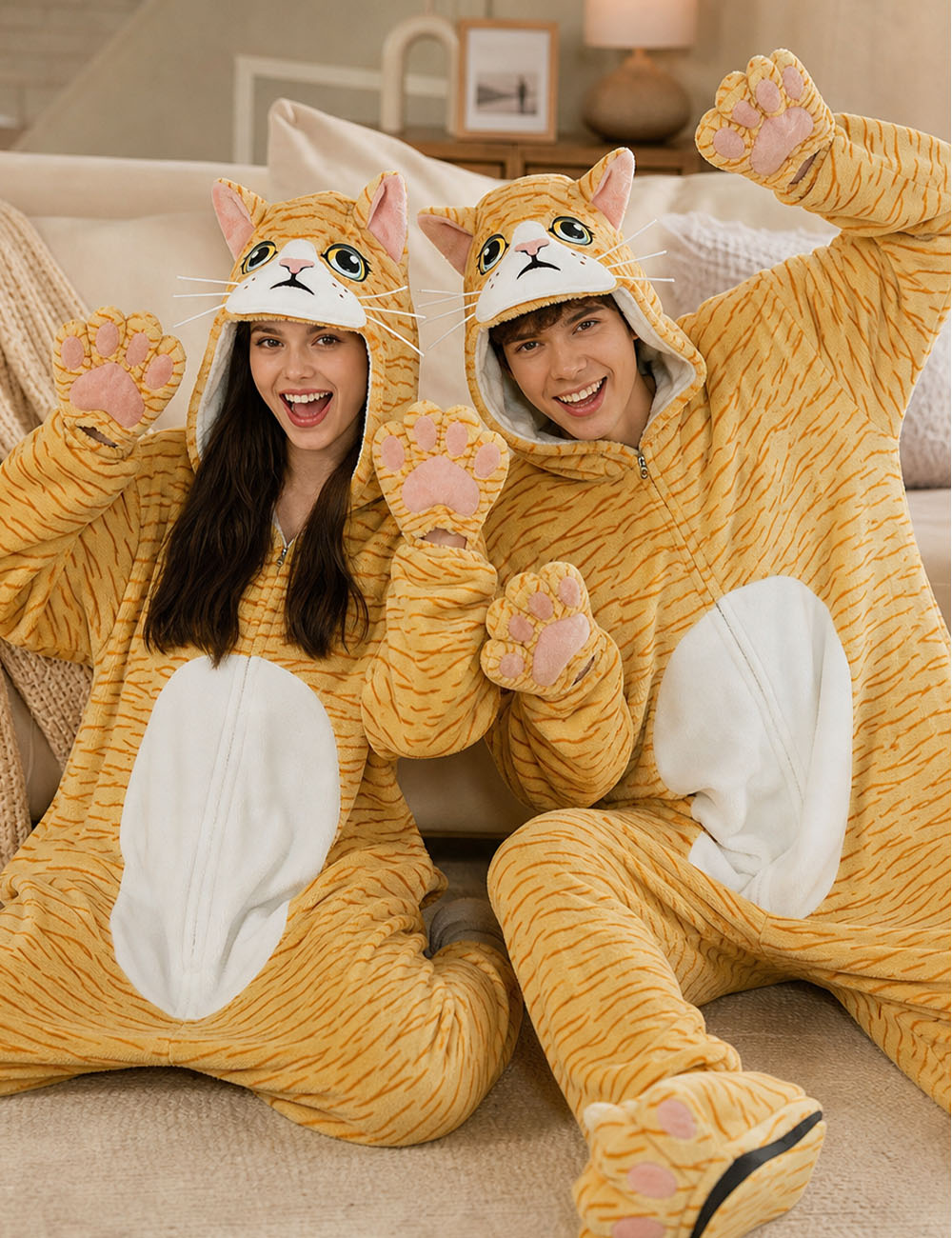 Ginger cat Onesie