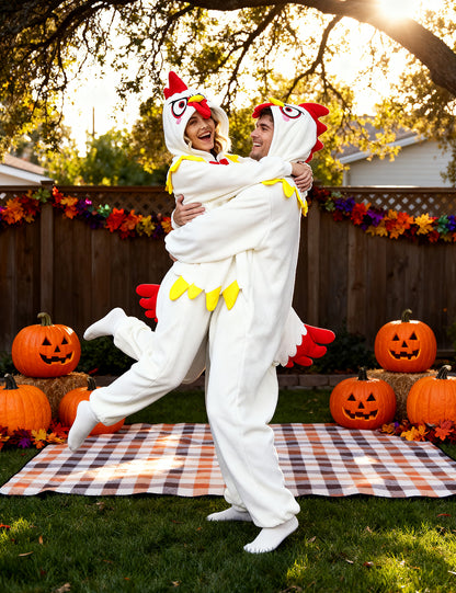 White Chicken Onesie - ANACOSPLAYONE