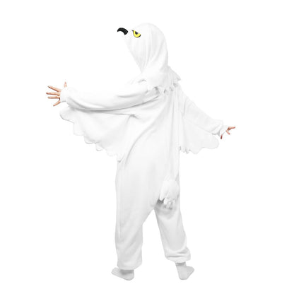 White Snowy Owl Onesie - ANACOSPLAYONE
