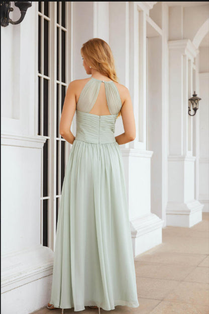 Sleeveless Long Prom Dresses for Women - Zipper