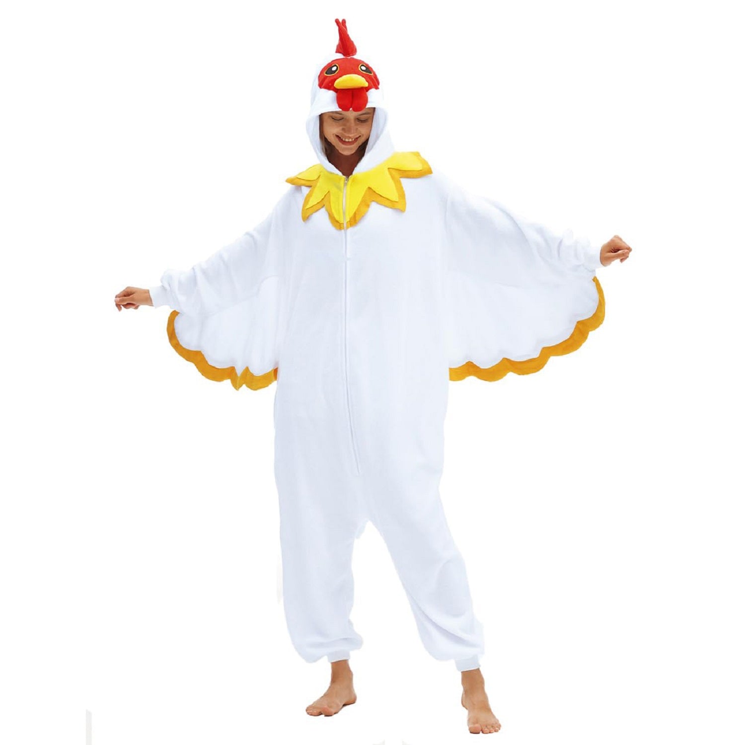 White Chicken Onesie - ANACOSPLAYONE