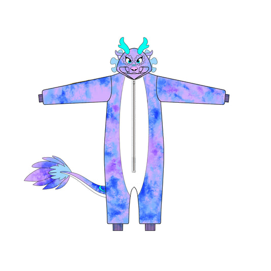 Blue Dragon Onesie