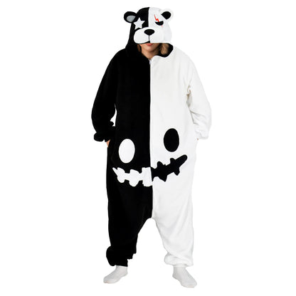 Black-White Bear Onesie - ANACOSPLAYONE