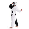 Black-White Scar Bear Onesie Adult